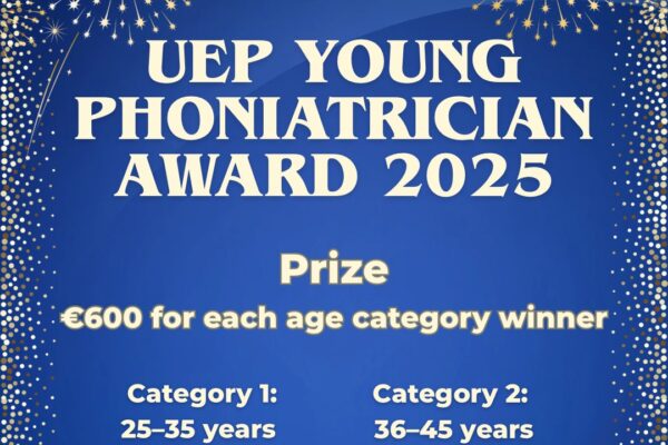 UEP Young Phoniatrician Award 2025
